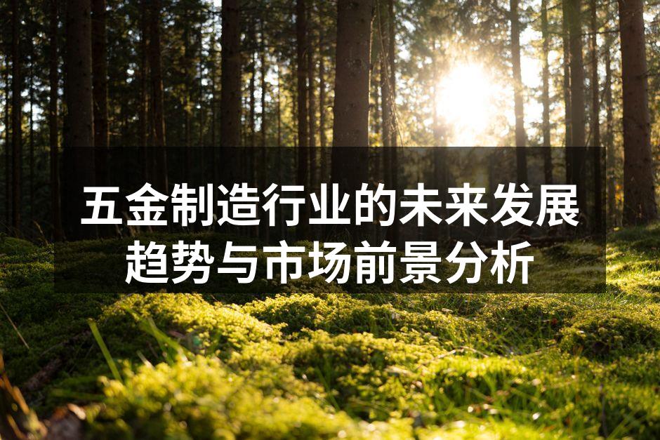 先进设备助力五金制造